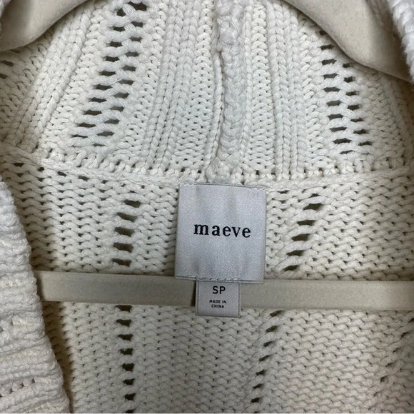 NWT Maeve Anthropologie Fruit-Embroidered Lemon 
Cardigan Sweater SZ S Petite - Picture 6 of 8